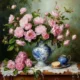 کیت نقاشی الماسی بزرگسال چای و شکوفه